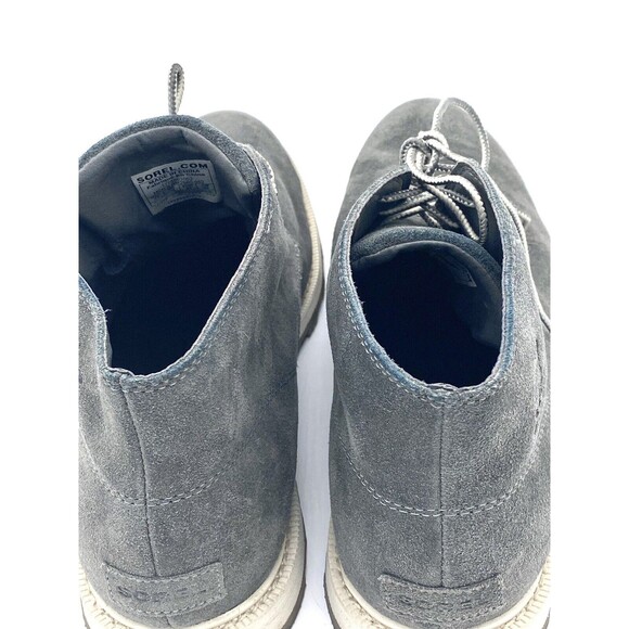 Sorel Men’s Grey Suede Chukka Waterproof Mid High Shoes NM2569-052 US Size 14 - Picture 10 of 14